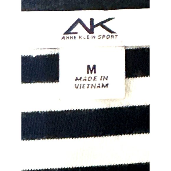 Anne Klein Sport Cotton Polyester Blend Navy Blue Jacket Size M - Picture 8 of 12